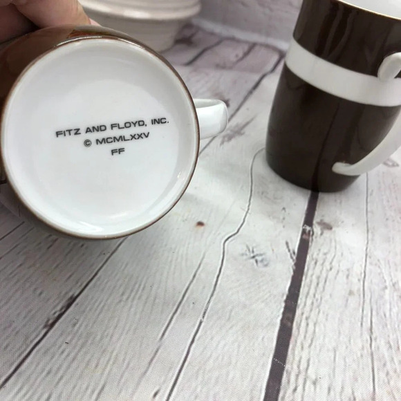 Fitz and Floyd vintage coffee mugs 1975 - Picture 5 of 5
